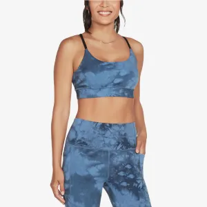Soutien-gorge de sport féminin à bretelles croisées dans le dos, Pétrole