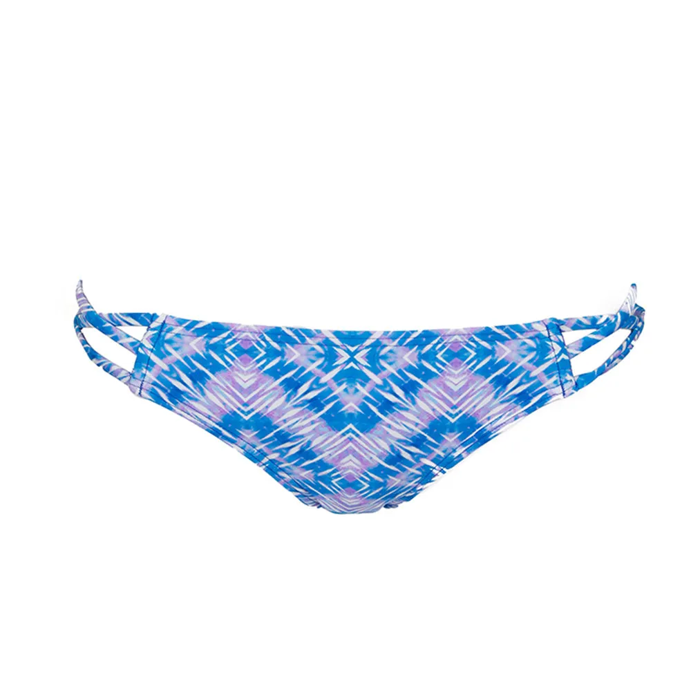 Culotte Bikini Hipster à Bretelles Stunner pour Femme, Bleu