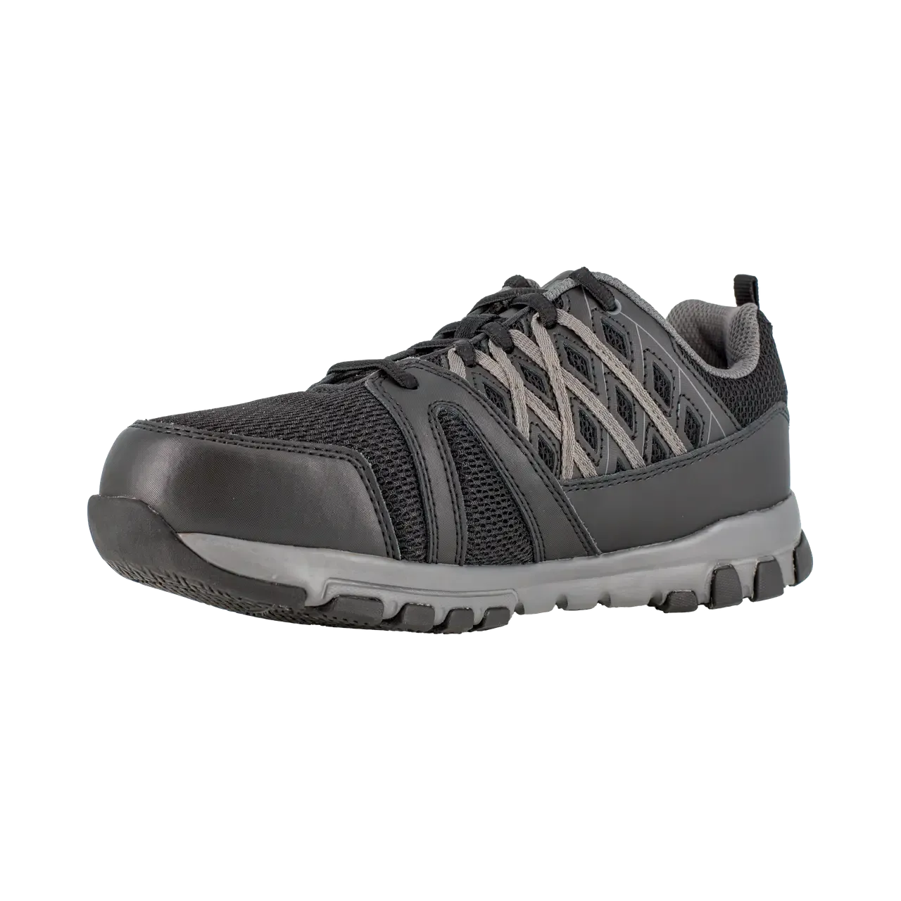 Chaussure de travail sportive à embout d'acier Sublite pour femme Noir/Gris