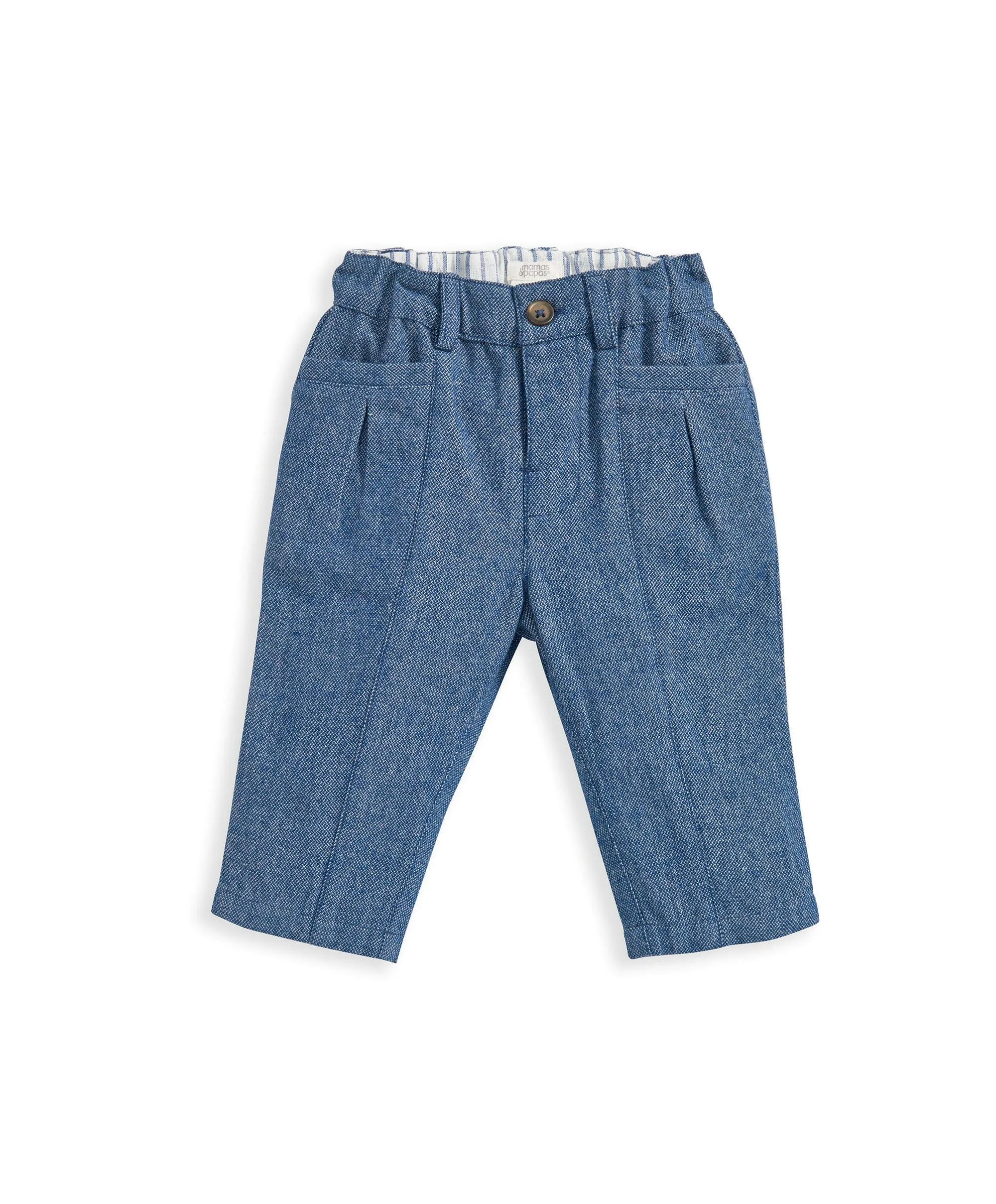 Ensemble Veste Tissée et Pantalon - Bleu