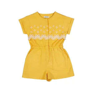 Barboteuse Jaune pour Filles