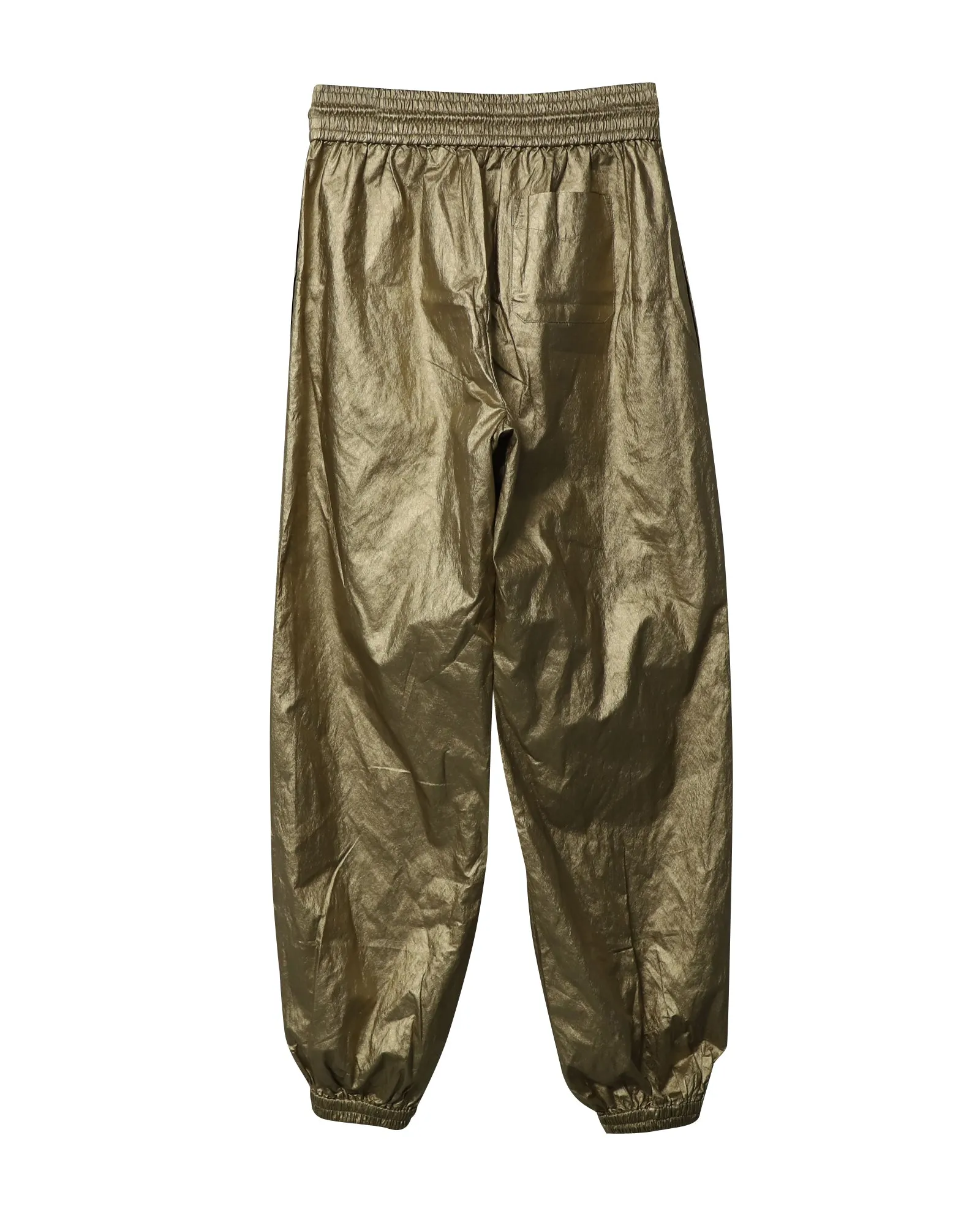 Pantalon à cordon rythmique Zimmermann en viscose dorée